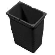 Abfallsammler 8 Liter, H 310 mm dunkelgrau