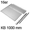 Deckelplatte für 16er Seiten B 966 x T 470 mm 16er Deckelpl. mit Leisten KB 1000 mm hellgr.