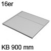 Deckelplatte für 16er Seiten B 866 x T 470 mm 16er Deckelpl. o. Zub. KB 900 mm hellgr.