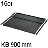 Deckelplatte Set für 16 mm Seiten, Schrankbreite 900 mm 16er Deckelpl. mit Leisten KB 900 mm dunkelgr.