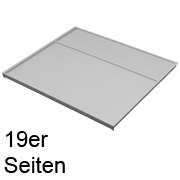 Ninka Deckelplatte für 19 mm Schrankseiten hellgrau