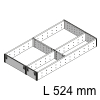 ZSI.550FI3 Facheinteilung Orga Set Fach L 524 mm - B 291 mm