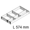 ZSI.600FI3 Facheinteilung Orga Set Fach L 574 mm - B 291 mm