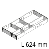 ZSI.650FI3 Facheinteilung Orga Set Fach L 624 mm - B 291 mm