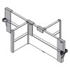 ORGA-LINE Set für Blum intivo - NL bis 450 (424mm) terraschwarz | 300 mm