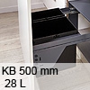 Pullboy Soft Comfort für KB 500 mm - 17+11 L Wesco PB Soft Comf. mit Einzug + Dämpf. 50er, 28 L