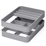Putzmittelset eins2top für Abfalleimer 12 / 17 / 26 / 32 Liter hellgrau