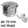 RAFIX 20 Korpus- und Tablarverbinder - Zinkdruckguss mit Wulst, 19 mm