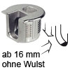 RAFIX 20 Korpus- und Tablarverbinder - Zinkdruckguss ohne Wulst, 16 mm