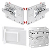 Schrankaufhänger SET CAMAR 807 XL für flache u. tiefe Hängeschr. + Trägerpla. u. Abdeckk. Schrankaufhäng. 807 XL + Trägerplatt.