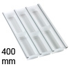 Besteckeinsatz cuisio für Schubladen-Innenbreite 295-320 mm, weiß cuisio - weiß für 400 mm Schrankbreite