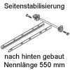 Seitenstabilisierung TANDEMBOX / + invito - nach hinten gebaut Nennlänge 550 mm