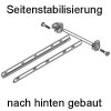 Blum TANDEMBOX /+ invito Seitenstabilisierung nach hinten gebaut