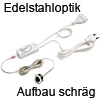 Domus Simply Sensor Edelstahloptik Aufbau schräg Simply Sensor edelstahl schräg