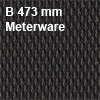Einlegematte schwarz, B 473 mm Solid Antirutschm. PS / TPE, schw. - 473 / Meterware