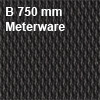 Einlegematte schwarz, B 750 mm Solid Antirutschm. PS / TPE, schw. - 750 / Meterware