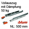 566H5000B01 Blum 500 mm / 50 kg + Blumotion