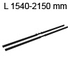 Traverse teleskopierbar, L 1540-2150 mm Traverse schwarz / 1540-2150