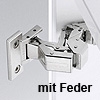 TIOMOS M0 125° Scharnier ohne Dämpfung - Grass Tiomos M0  für griffloses öffnen