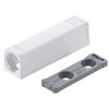 TIP-ON 956.1201 Adapterplatte gerade 20/17 mm, weiß Adapterpl. Tip On Tür kurz - SW