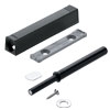 TIP-ON 956A1004 Set für Tür lang + Platte, schwarz Tip On Tür lang 10x76 + Adapterpl. 20/32, TS