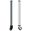 Tischfuß, Stahl - gerade Form - Durchmesser 60 mm - H 710 mm