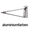 Tablarträger für 4-45 mm Plattenstärke alufarben Klemmtablarträger alu 4-45 mm