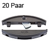 Clamex P-10 Verbinder ab 13 mm Stärke, 20 x Korpusverb. Lamello Clamex P-10, 20 Paar