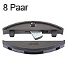 Clamex P-10 Verbinder ab 13 mm Stärke, 8 x Korpusverb. Lamello Clamex P-10, 8 Paar
