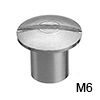 Verbindungsschraube Verbindungskappe M6 mit Längsschlitz Verbind.Kappe M6 Längsschlitz