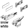 Vionaro Zubehör-Set Frontblende snow white