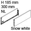 Vionaro Zargen Höhe 185 mm - NL 300 mm, snow white Vion. Stahlzarge H185 Set 300 mm, weiß