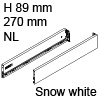 Vionaro Zargen Höhe 89 mm - NL 270 mm, snow white Vion. Stahlzarge H89 Set 270 mm, weiß