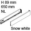 Vionaro Zargen Höhe 89 mm - NL 650 mm, snow white Vion. Stahlzarge H89 Set 650 mm, weiß