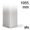Wesco Tischfuß 80x80 mm ALU-Optik | 1055 mm