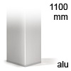 Wesco Tischfuß 80x80 mm ALU-Optik | 1100 mm