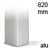 Wesco Tischfuß 80x80 mm ALU-Optik | 820 mm
