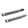 XS Stahldübel Ø 10 mm mit M6 / M8 und EURO Gewinde - ohne Einschraubmuffe!