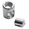 XS Gehäuse Ø 15 mm + Gewindestift M10 x 10/12 mm