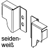 Rückwandhalter-Set TBX antaro Seidenweiß