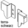 Rückwandhalter-Set TBX intivo/antaro Terraschwarz