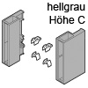 Z36C0080 Tandembox Aufnahme hellgrau Aufnahme TBX antaro Einschub f. Höhe C - R906