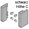 Z36C0080 Tandembox Aufnahme Höhe C, schwarz Aufnahme TBX antaro Einschub f. Höhe C - S