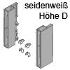 Z36D0080 Tandembox Aufnahme Höhe D, seidenweiß Aufnahme TBX antaro Einschub f. Höhe D - SW