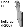 Z40D0002Z antaro Querteileraufnahme, hellgrau Orgaline antaro Quert.Aufnahme (Stück) Höhe D, R906