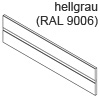Z40L1077A Alu-Querteiler 1077 mm, hellgrau Orgaline Querteiler ablängbar für TBX, R906