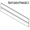 Z40L1077A Alu-Querteiler 1077 mm, terraschwarz Orgaline Querteiler ablängbar für TBX, TS
