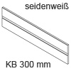 Z40L177A ORGA-LINE Querteiler L 177 mm seidenweiß Orga Alu-Querteiler - KB 300 mm, SW