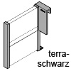 Z43L100S Orga-Line Längsteiler terraschwarz Längsteiler L 100 mm - H 110 mm, schwarz