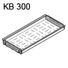 Z48.30B0I Flaschenwanne Orga-Line, KB 300 mm - NL 450-650 mm